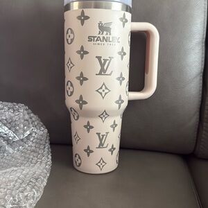 Stanley x Louis Vuitton Pink and Gray Tumbler